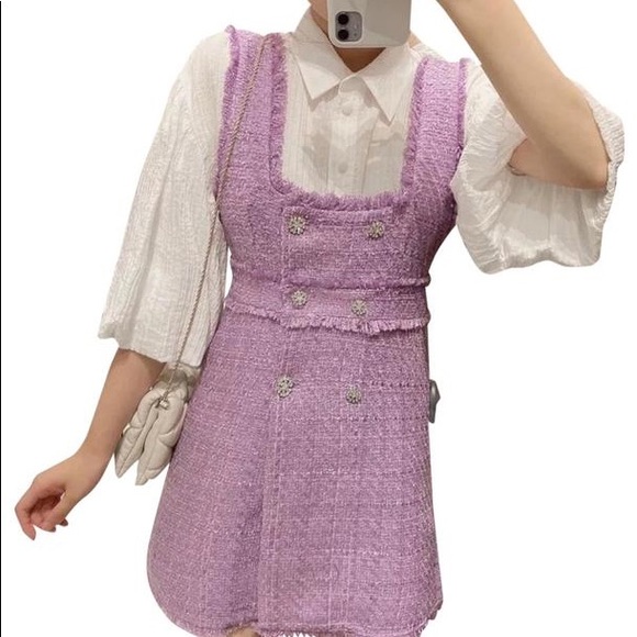 Zara Tweed Dress - Picture 2 of 5